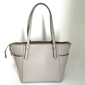 ***  Big Structured Shoulder Satchel Handbag Grey Colour ***